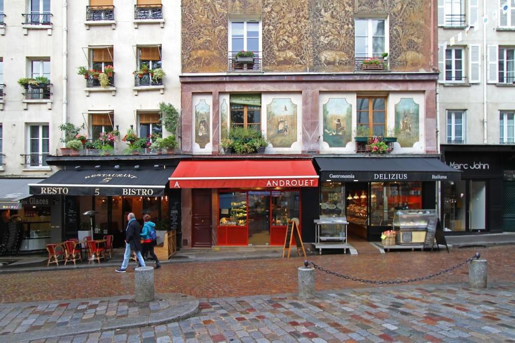 Fully Renovated Historic Apt In Heart Mouffetard París Exterior foto